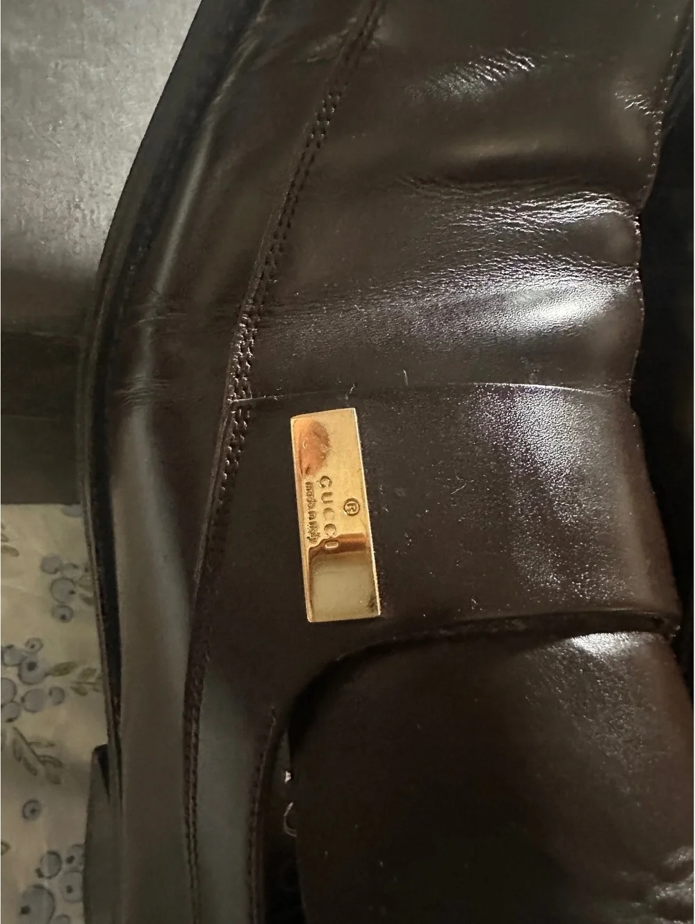 Gucci Brown Leather Men's Dress Loafers Size 10